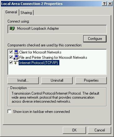 microsoft loopback adapter gns3